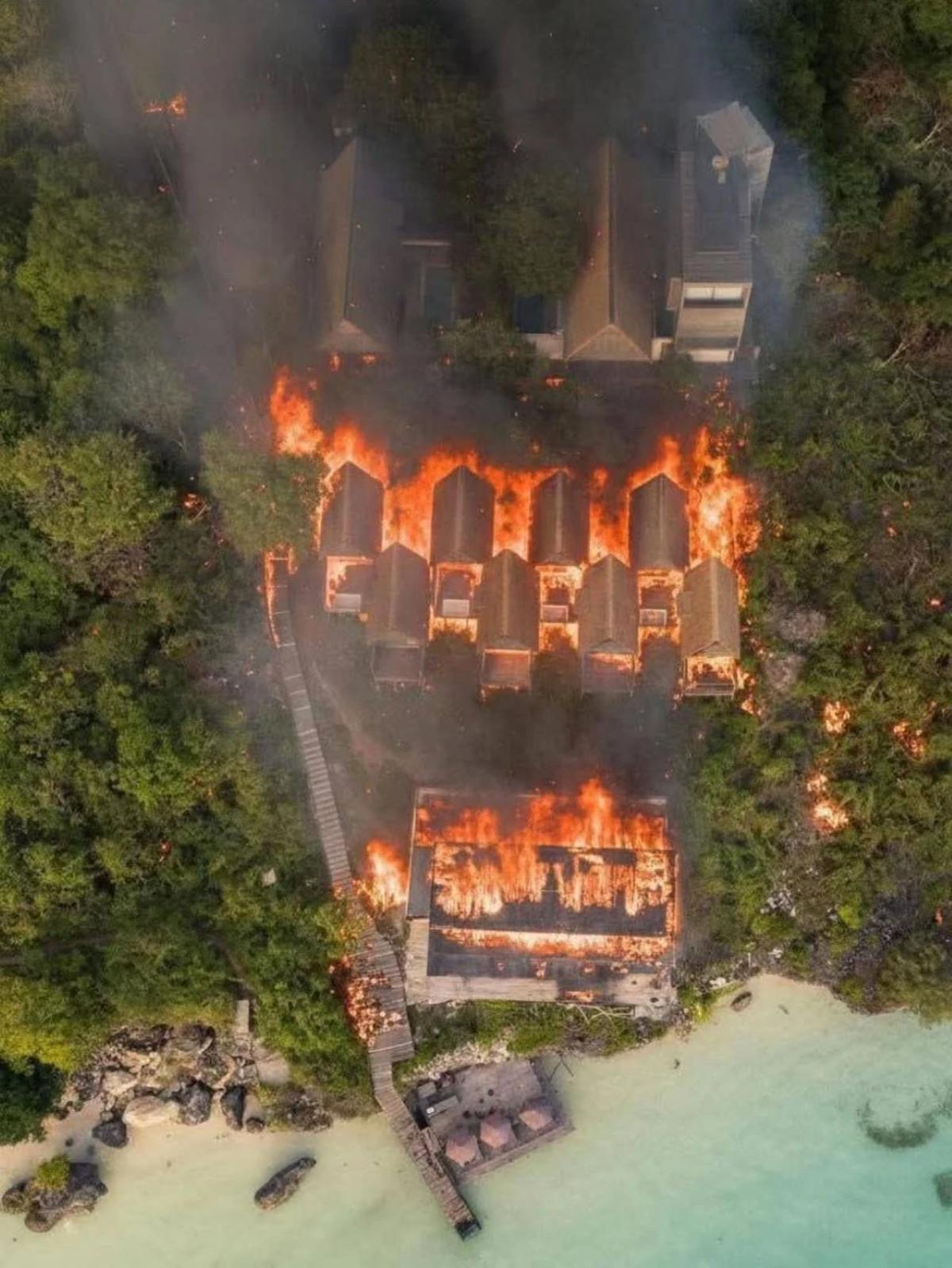 Kebakaran Resort Mewah di Bulukumba