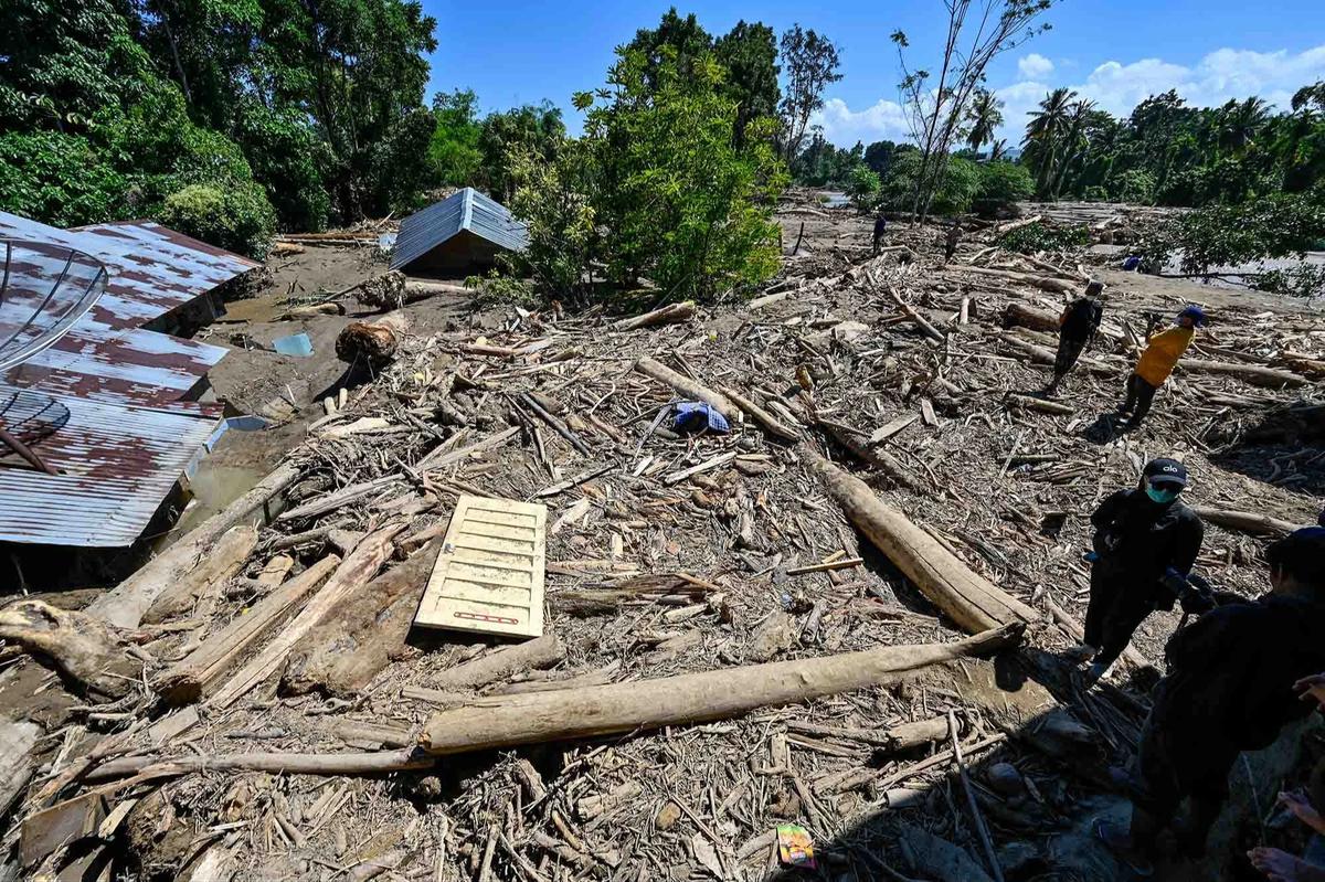 FOTO: Menyedihkan! Gajah Sumatera Ditemukan Tewas Terjebak Material Banjir Bandang di Pidie Jaya