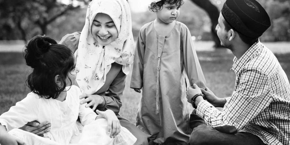 Ilustrasi Gamis Sekeluarga