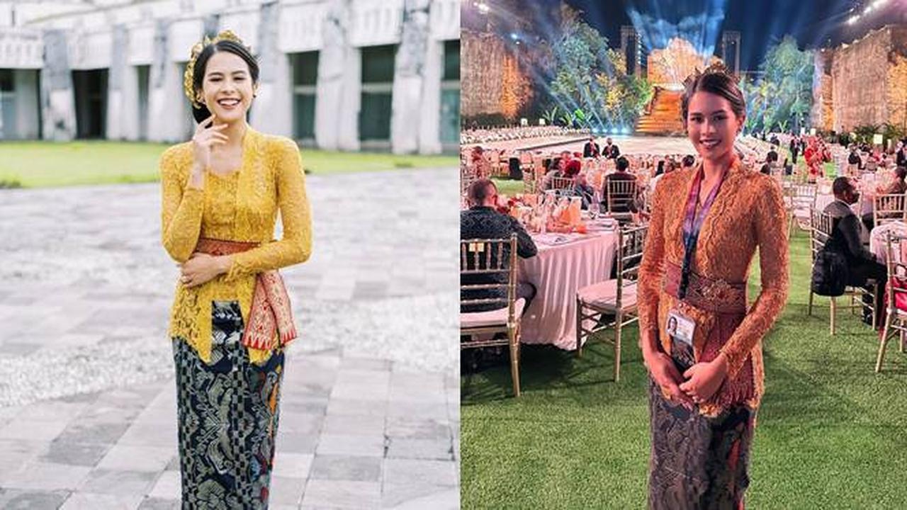 Tampil Berkebaya, Ini 7 Potret Maudy Ayunda Jadi Jubir KTT G20 yang Tuai Pujian