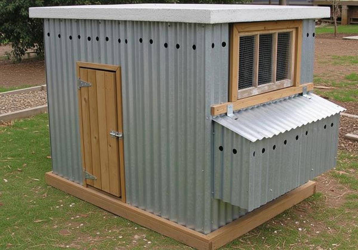 5 Desain Kandang Ayam dari Seng Bekas Sederhana, Hemat Biaya dan Ramah Lingkungan