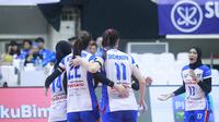 Tim putri Jakarta Pertamina Enduro berhasil menggebuk Bandung BJB Tandamata dengan skor 3-1 pada laga lanjutan PLN Mobile Proliga 2025 di&nbsp;GOR Ken Arok Malang, Sabtu (18/1/2025) siang WIB. (dok. PLN Mobile Proliga 2025)