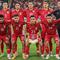 Para pemain&nbsp;Timnas&nbsp;Indonesia berpose untuk foto bersama sebelum pertandingan babak keempat Grup B Kualifikasi Piala Dunia 2026 zona Asia antara Irak dan Indonesia di Stadion Alinma Bank, King Abdullah Sports City, Jeddah, Arab Saudi, Minggu (12-10-2025) dini hari WIB. (Foto AP/Ali Issa)
