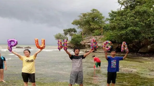 Pantai Punaga, tanah lotnya Kabupaten Takalar, Sulsel (Liputan6.com/ Eka Hakim)