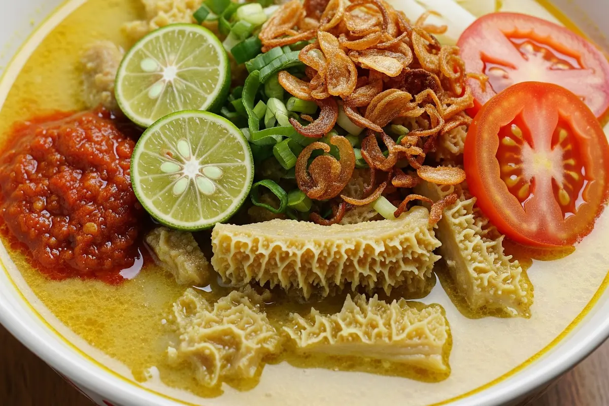 Cara Membuat Soto Babat Kuah Santan (Image by Gemini AI)