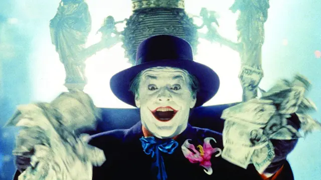 Jack Nicholson (Batman, 1989). © 1989 Warner Bros via IMDb