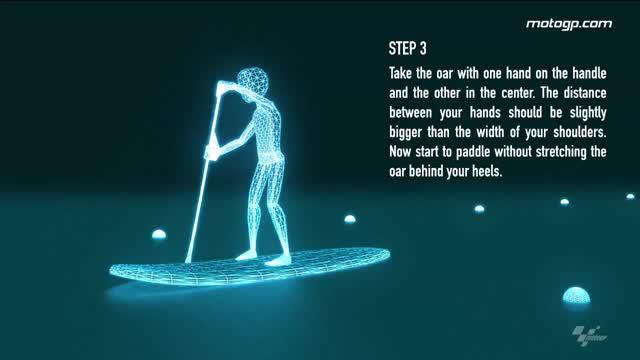 Pebalap MotoGP bersantai dengan belajar main surfing sebelum balapan di Sachsenring.