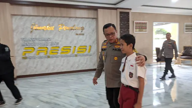 Rizky Maulana bertemu Kapolda Lampung Irjen Pol Helmy Santika
