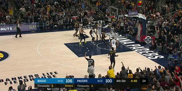 VIDEO : GAME RECAP NBA 2017-2018, Indiana Pacers 114 vs Orlando Magic 112