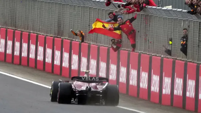 FOTO: Carlos Sainz Tercepat di F1 GP Inggris 2022