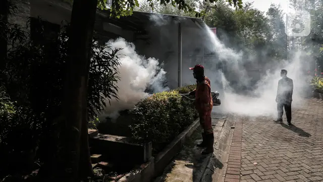 Warga Pesanggrahan Lakukan Fogging untuk Cegah DBD