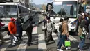 Mahkamah Konstitusi Korea Selatan juga menghabiskan waktu berminggu-minggu untuk mempertimbangkan kasus tersebut sehingga menimbulkan sejumlah spekulasi. (JUNG YEON-JE/AFP)