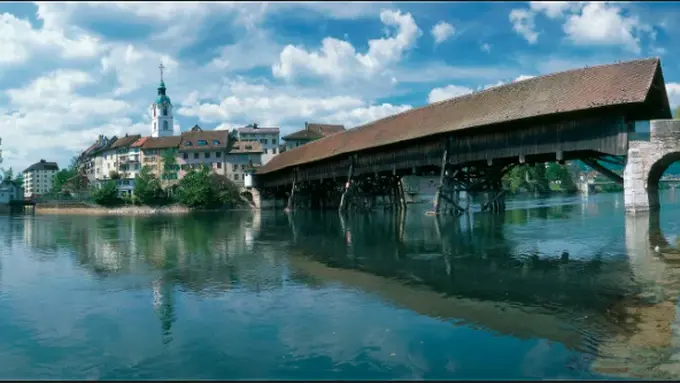 Sungai Aare di Bern, Swiss
