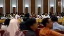 Suasana Sidang Uji Publik Rancangan Peraturan KPU di Gedung KPU, Jakarta, Selasa (15/8). Sidang tersebut membahas tiga agenda salah satunya Tahapan, Progam, dan Jadwal penyelenggaraan Pemilu 2019. (Liputan6.com/Johan Tallo)