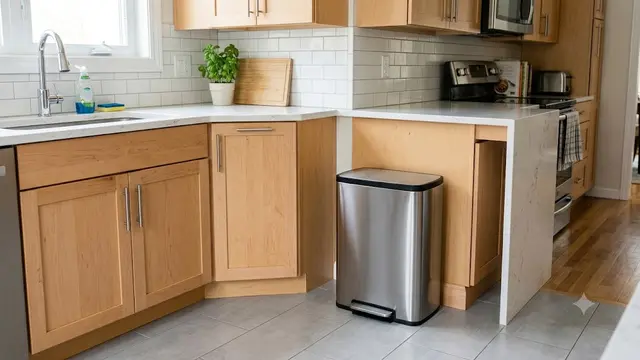 Posisi Tempat Sampah yang Membuat Dapur Lebih Bersih