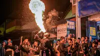 Pawai Obor Meriahkan Malam Tahun Baru Islam 1447 H di Surabaya