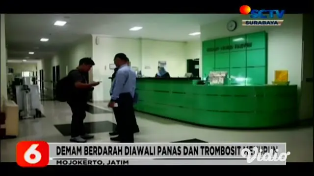 Penyakit demam berdarah dengue atau DBD di Mojokerto, Jawa Timur terus mewabah, seiring meningkatnya curah hujan yang mengguyur wilayah Kabupaten Mojokerto.