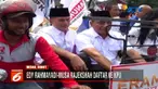 Dalam melakukan pendaftaran, Edy Rahmayadi dan Musa Rajekshah didampingi Ketua DPW dari enam partai pendukungnya, yaitu Golkar, PKS, Gerindra, Hanura, PAN, dan Nasdem.