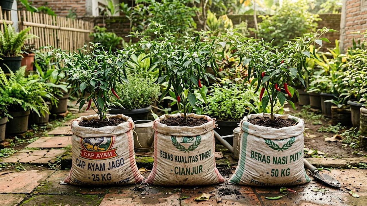 Karung Beras Bekas