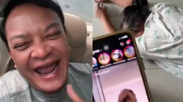 Hedi Yunus Ngakak Lihat Prank Anak ke Ibunya