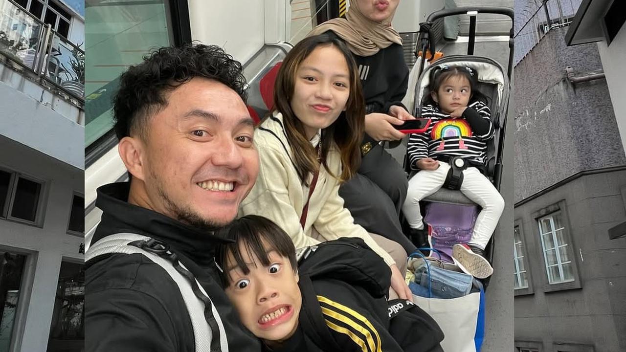 Momen Ananda Omesh dan Dian Ayu Lestari Ajak Anak Liburan ke Hongkong