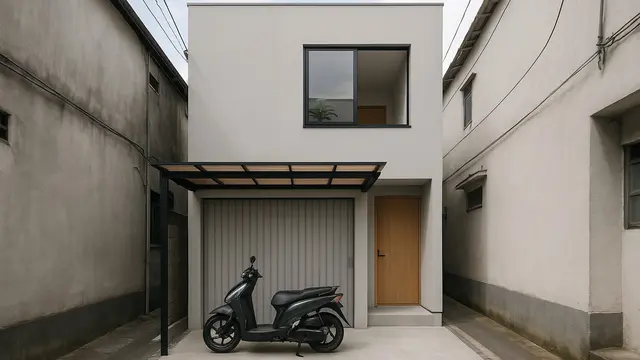 Rumah Minimalis di Gang Sempit (Foto: ChatGPT)