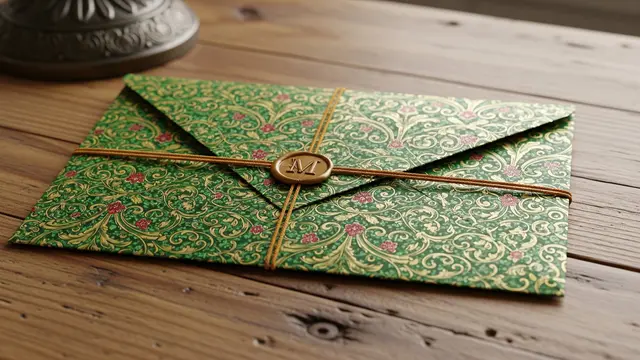 Ilustrasi Amplop Cantik dari Kertas Kado/Gemini AI