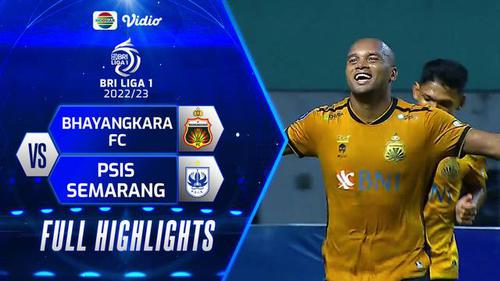 VIDEO: Highlights BRI Liga 1, Bhayangkara FC Raih Kemenangan Tipis Kontra PSIS Semarang