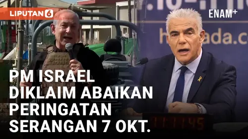 VIDEO: Pimpinan Oposisi Israel Tuduh Netanyahu Abaikan Peringatan Sebelum Serangan Hamas