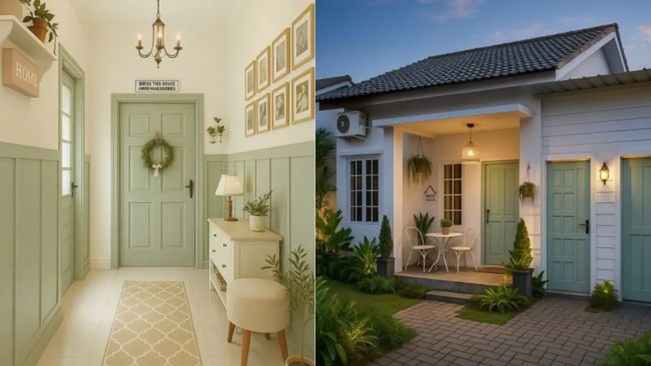 Inspirasi Desain Eksterior dan Interior Rumah Modern Farmhouse Minimalis (Foto: Instagram @anisyasmine)