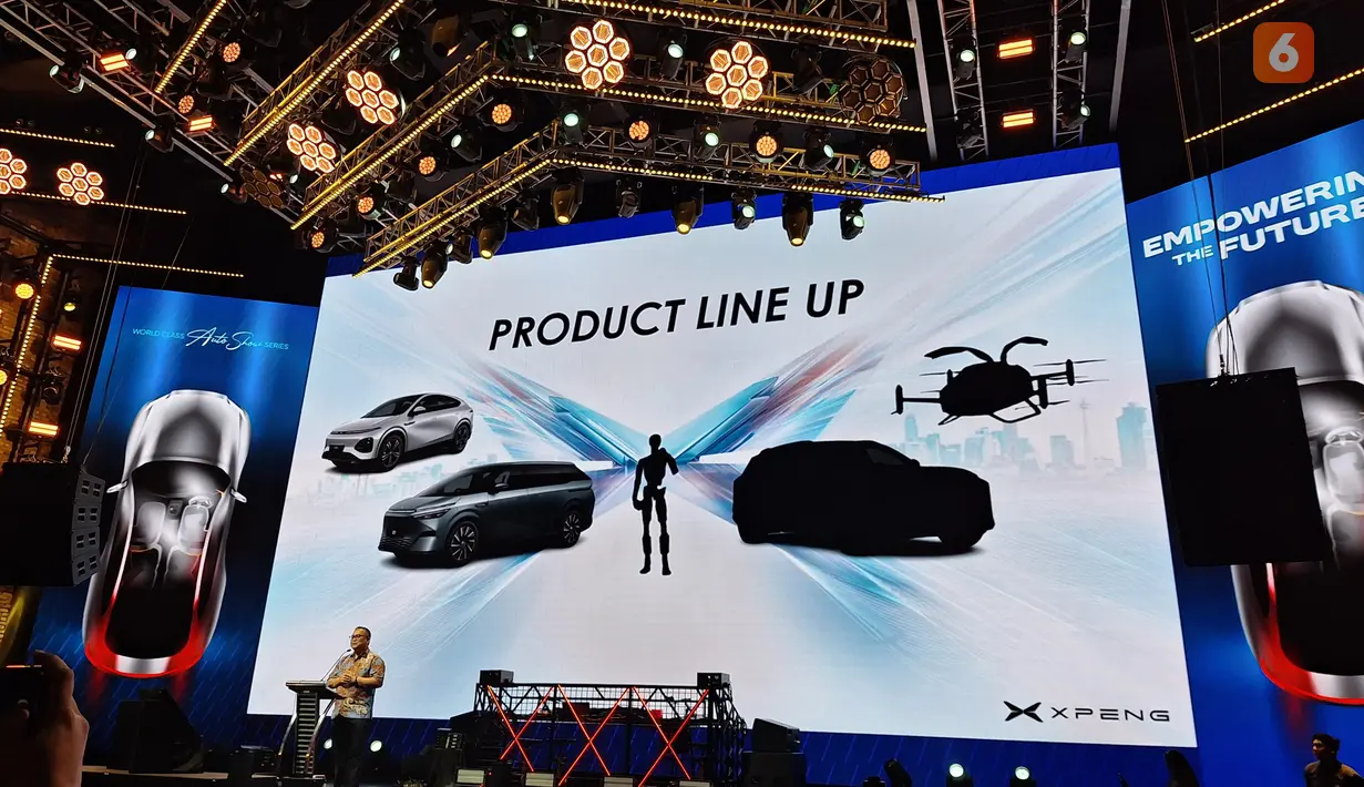 Jetour akan membawa mobil listrik terbarunya, yaitu X50e dan mobil offroad T2. Kemudian, merek China lainnya, yaitu Xpeng akan membawa SUV baru dan juga akan membawa mobil terbang. (Liputan6.com/Arief Aszhari)