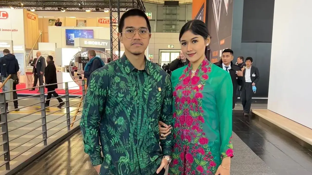 Pesona Erina Gudono Dibalut Kebaya dan Tas Ratusan Juta saat Ikut Kunjungan Jokowi ke Jerman