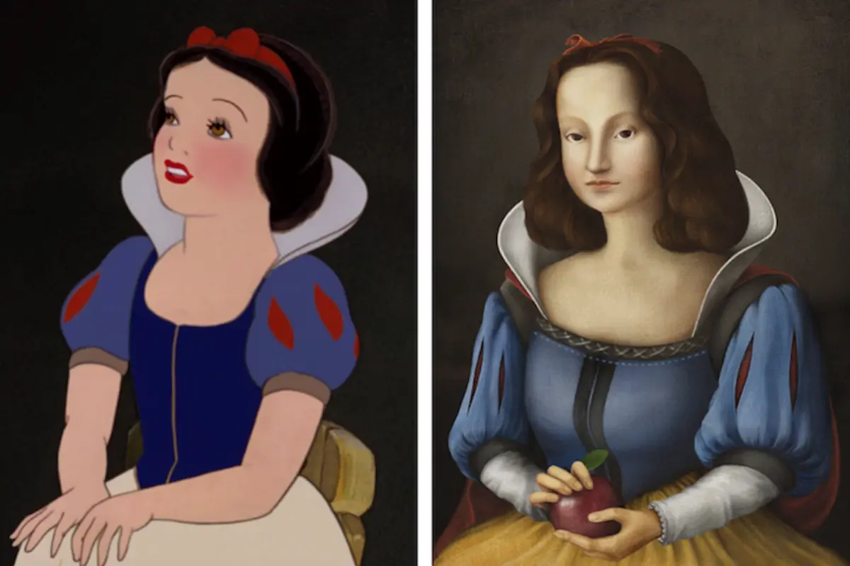 Ketika 10 Wajah Puteri Disney Dilukis Serupa Wajah Mona Lisa