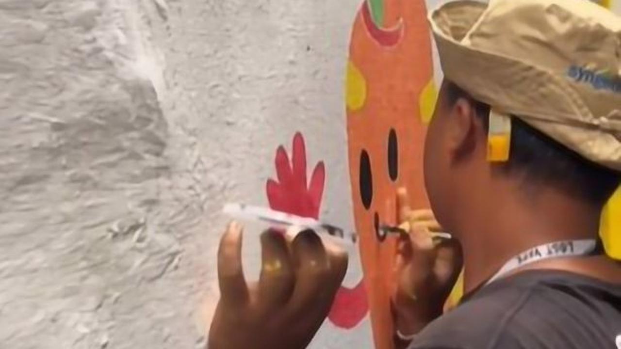 Cara Pemuda di Bandung Ajak Masyarakat Jaga Kesehatan, Gambar Mural Sayur dan Buah di Gang Permukiman