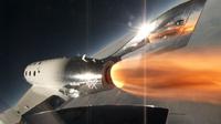 Virgin Galactic, pesawat komersial luar angkasa pertama di dunia. (Foto: Mashable)