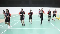 Suasana latihan tim Piala Uber Indonesia. (Dok. PBSI)