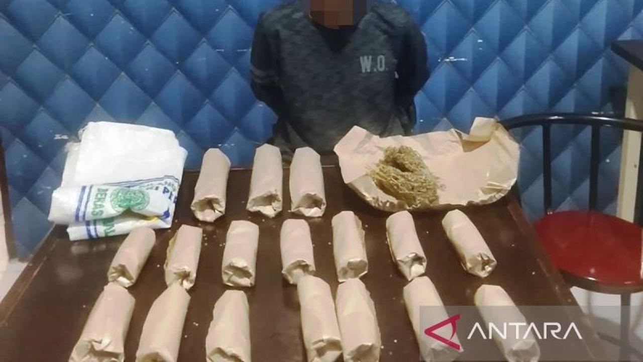 Nelayan Pengedar Ganja Aceh Barat Ditangkap, Polisi Sita 751 Gram Narkotika