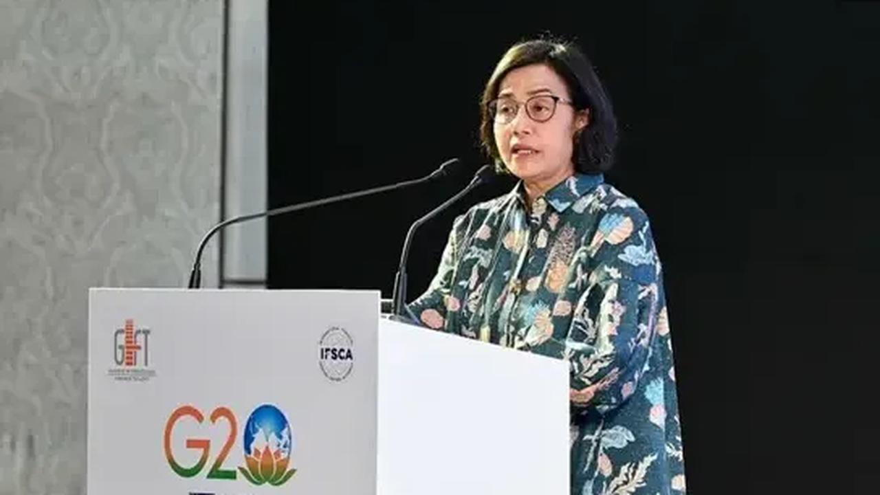 Menteri Keuangan Sri Mulyani Indrawati menghadiri pertemuan para Menteri Keuangan dan Gubernur Bank Sentral G20 di Gandhinagar, India.