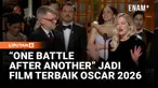 Film “One Battle After Another” karya sutradara Paul Thomas Anderson berhasil memenangkan penghargaan Film Terbaik di ajang Academy Awards ke-98 atau Oscar 2026 yang digelar di Los Angeles, Amerika Serikat. Film ini juga meraih sejumlah pengharga...
