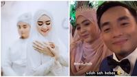 Taqy Malik resmi menikahi selebgram cantik, Serrel Nadirah Thalib. (Sumber: Instagram/@sherel_thalib/@taqy_malik)