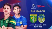 Nonton BRI Super League 2025/26 Persebaya Surabaya vs PSIM Yogyakarta. (Sumber: dok. vidio.com)