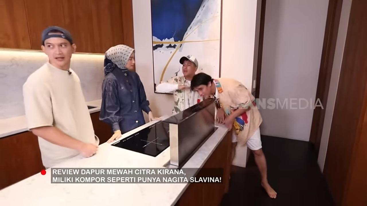 5 Potret Dapur Super Bersih Citra Kirana, Ada Kulkas Tersembunyi Hingga Kompor Miliaran Seperti Nagita Slavina