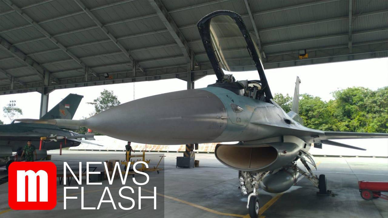 VIDEO: TNI Kerahkan Empat Pesawat F16 Patroli Amankan Perairan Natuna