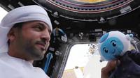 Astronaut UEA&nbsp;Sultan Al Neyadi telah mengirim ucapan selamat Idul Fitri dari Stasiun Luar Angkasa Internasional. (Twitter/@Astro_Alneyadi)
