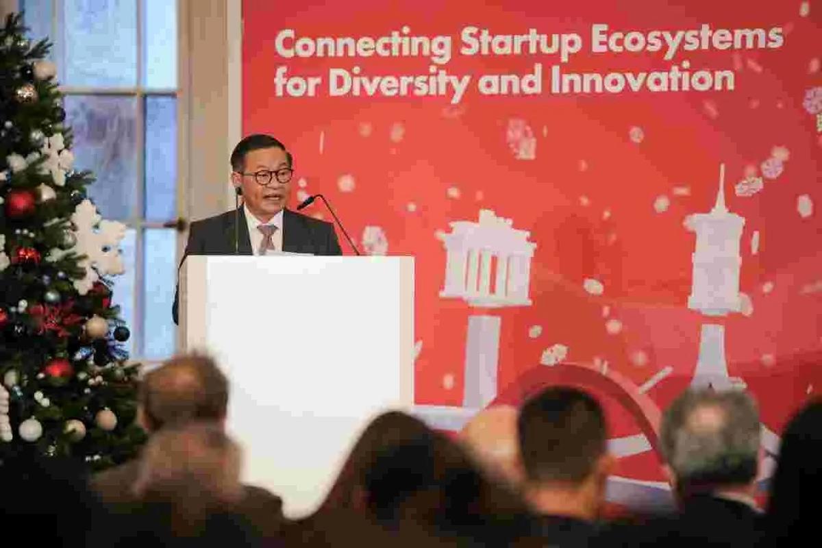 Gubernur DKI Jakarta, Pramono Anung, hadir sebagai pembicara utama pada pembukaan AsiaBerlin Summit 2025 di Rotes Rathaus, Berlin
