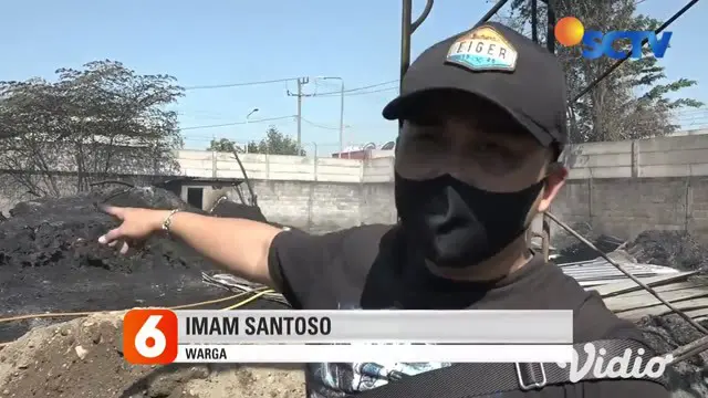 VIDEO: Gudang Penyimpanan Plastik Bekas di Sidoarjo Terbakar