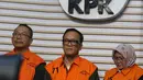 Sebelumnya, KPK menggelar OTT pada Kamis (21/8) dini hari di Jakarta. (Liputan6.com/Helmi Fithriansyah)