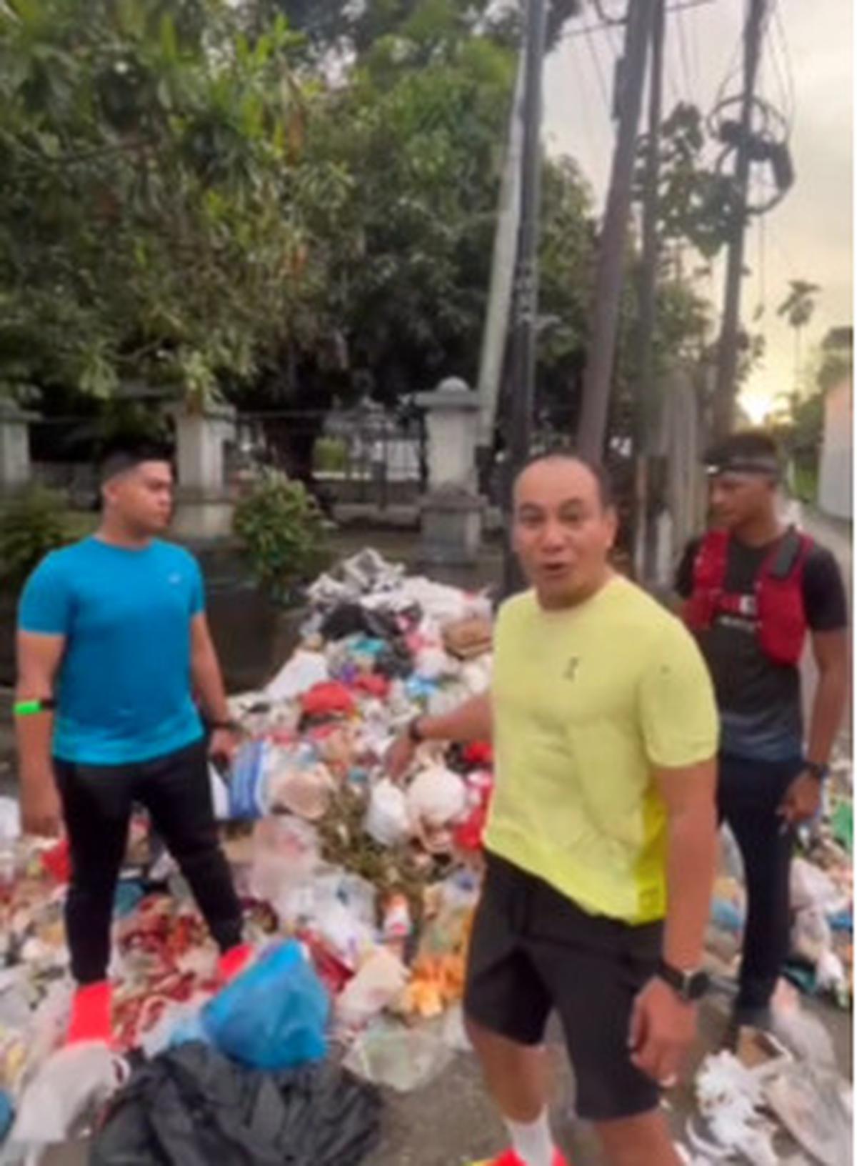 Jenderal Herimen Gerah Lari Pagi Lihat Tumpukan Sampah