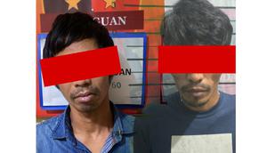 Dua pelaku pengeroyokan marbot lansia di Bandar Lampung. (Istimewa)