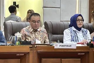 DPR dan pemerintah memasuki tahap akhir pembahasan Rancangan Undang-Undang (RUU) Pelindungan Ketenagakerjaan. (Liputan6.com/Ady Anugrahadi)